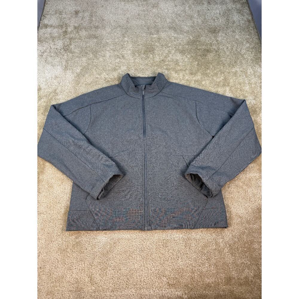 All In Motion Men’s Grey Jacket Size Large Zip Up Casual Zip Pockets